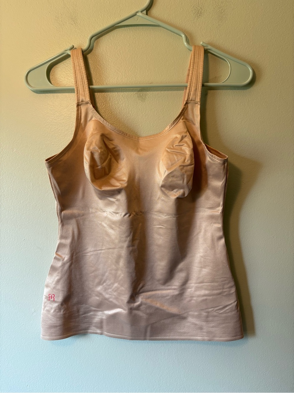 Ruby Ribbon Tan Nude Shaping Camisole Tank Top, Size 36 Women’s, Style 3022